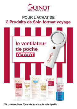 Offre Beauty To Go dans votre Institut de Beaut&eacute; Guinot